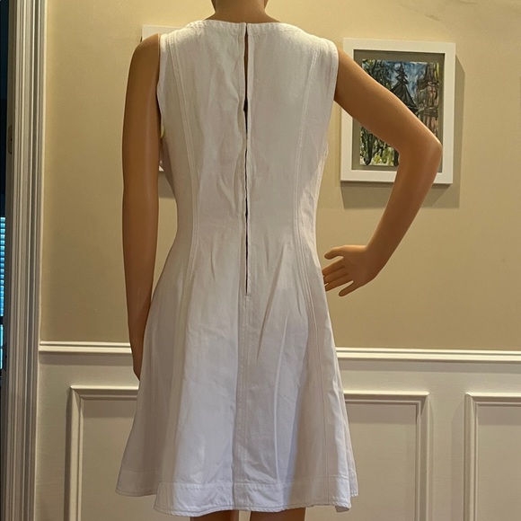 Madewell White Sleeveless Mini Dress - Picture 4 of 9